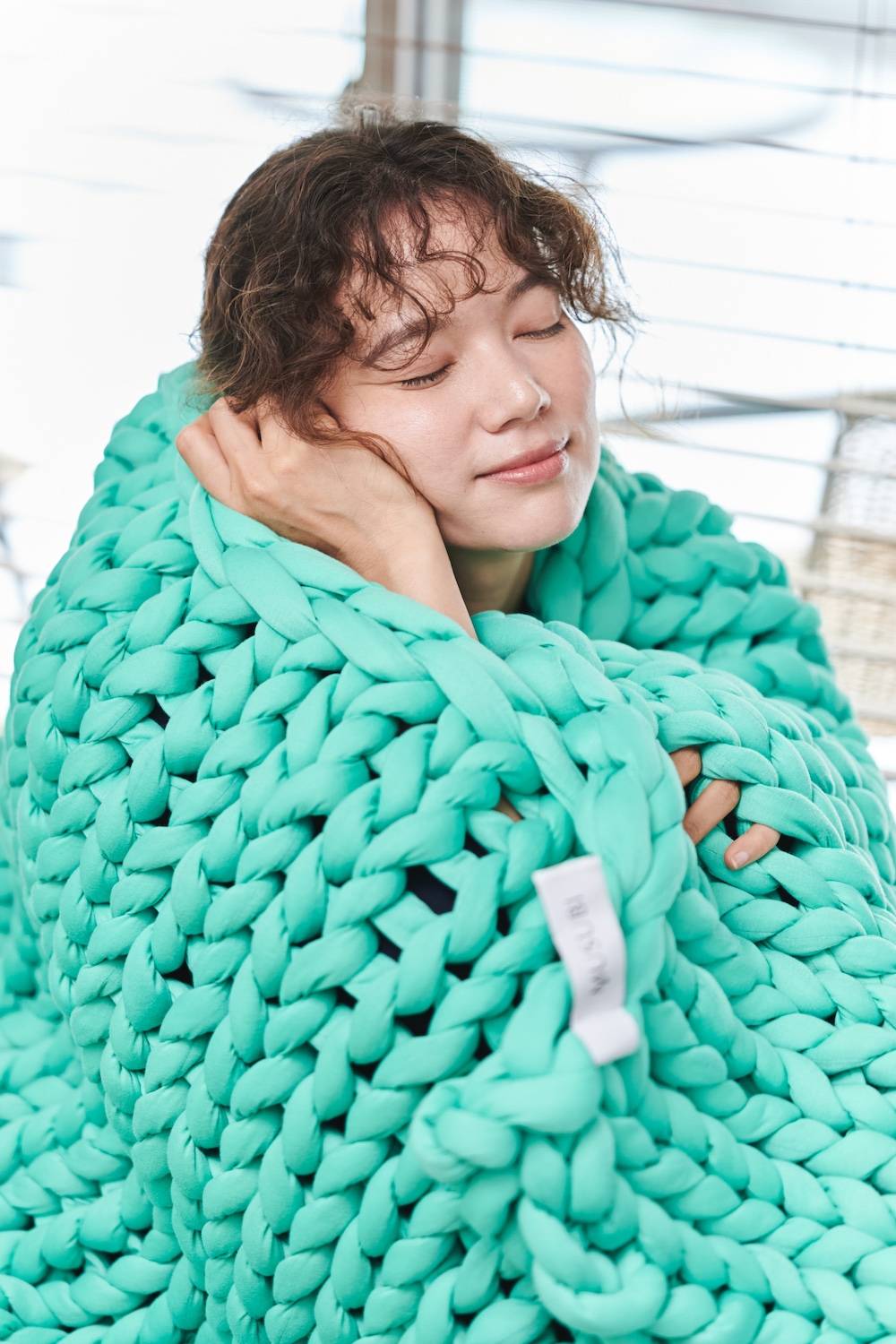 KAPOK KNOT 加重ブランケット MUSUBI Lサイズ リカバリー加重ブランケットMUSUBI - en -先行予約【お届け：8月